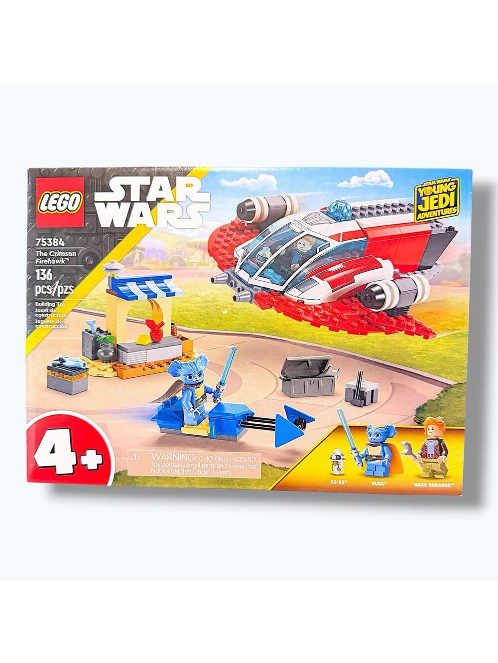 LEGO 75384 Star Wars The Crimson Firehawk Young Jedi Adventures Nubs Nash R3-83